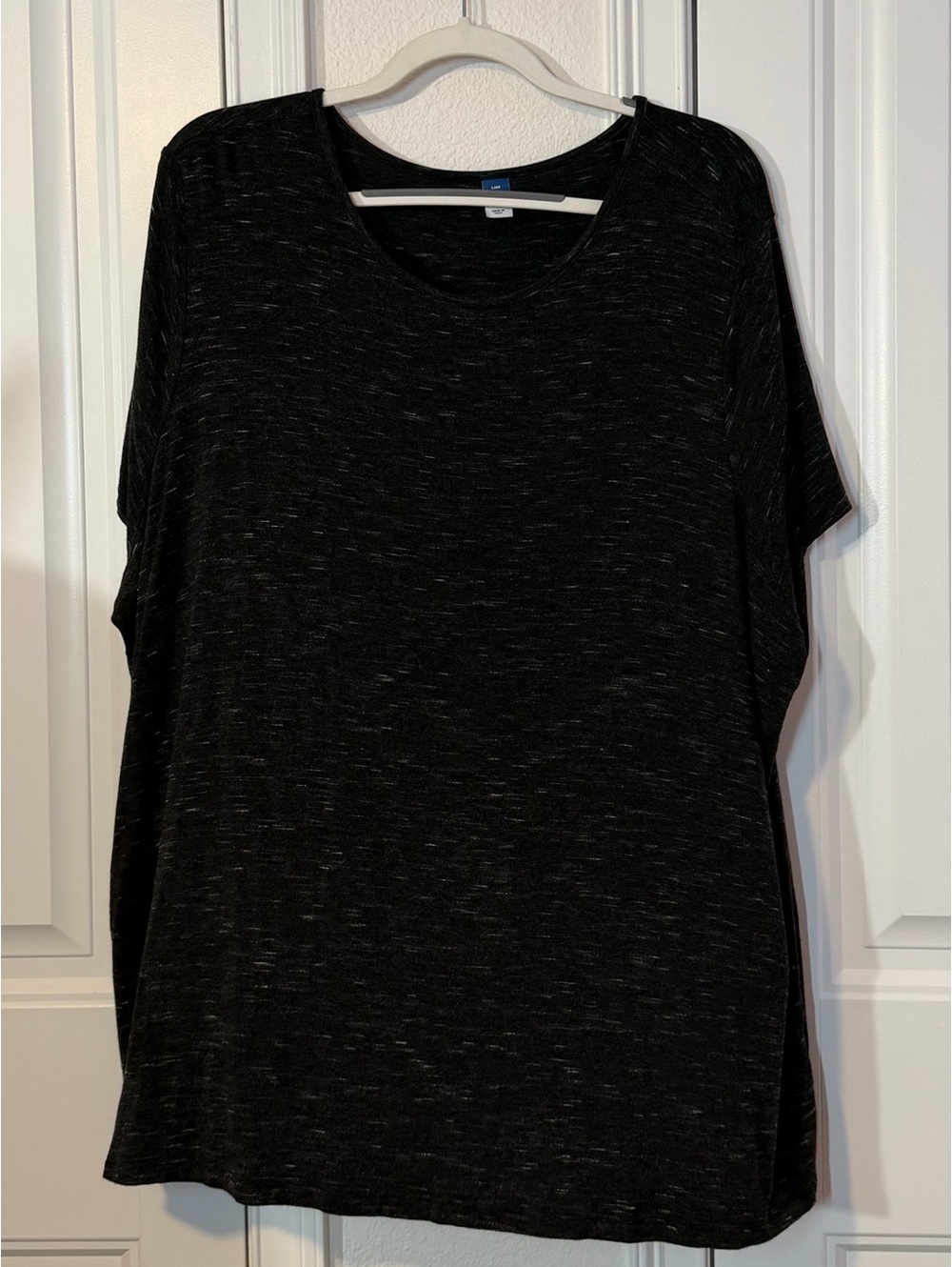 Old Navy Black Short-Sleeve Scoop Neck Tee 3x